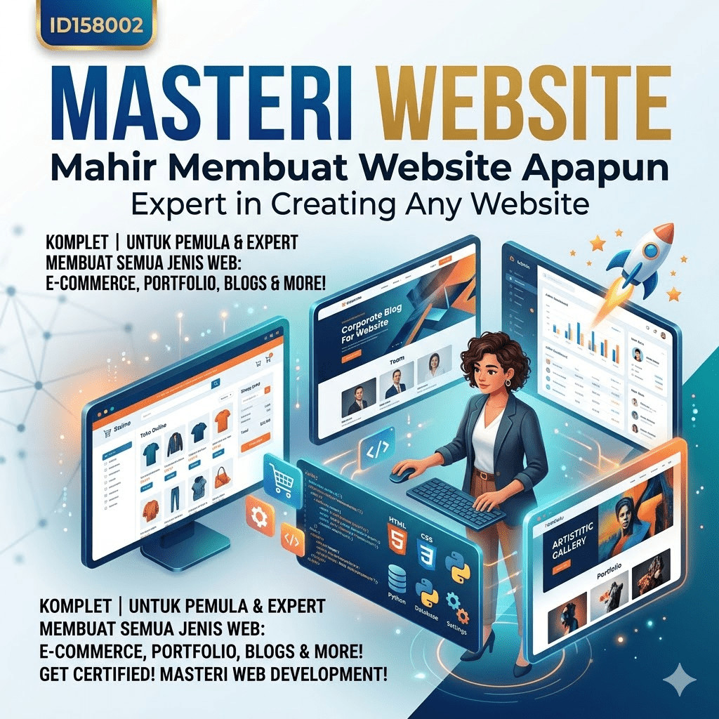 ID158002 - Masteri Website - Mahir Membuat Website Apapun