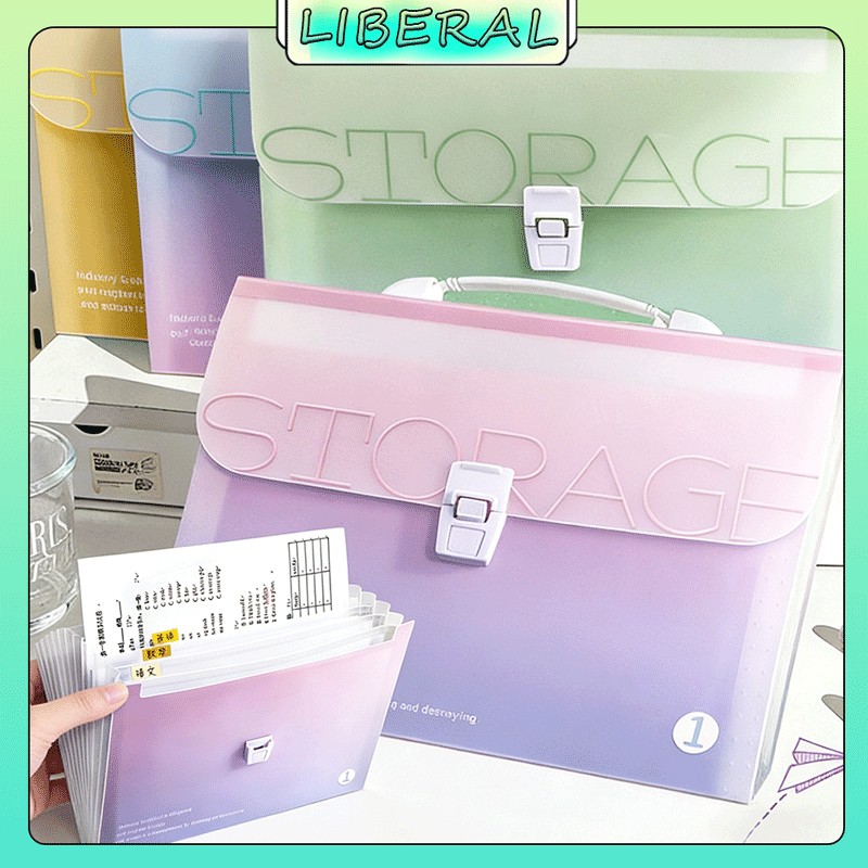 Jual Tas Akordeon Gradasi Dengan Kapasitas Besar 13 Lapisan / Folder ...