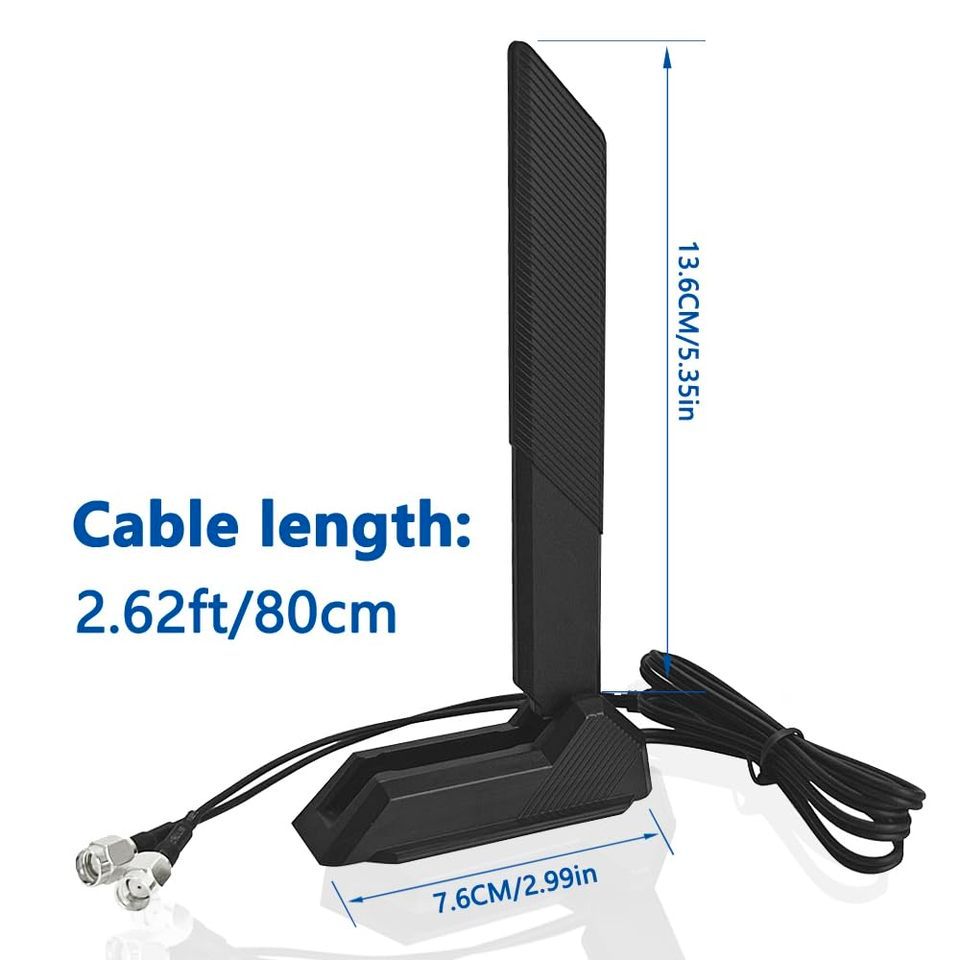 Jual External WiFi 6 6E Tri-Band Antenna 6GHz 5.8GHz 2.4GHz Magnetic ...