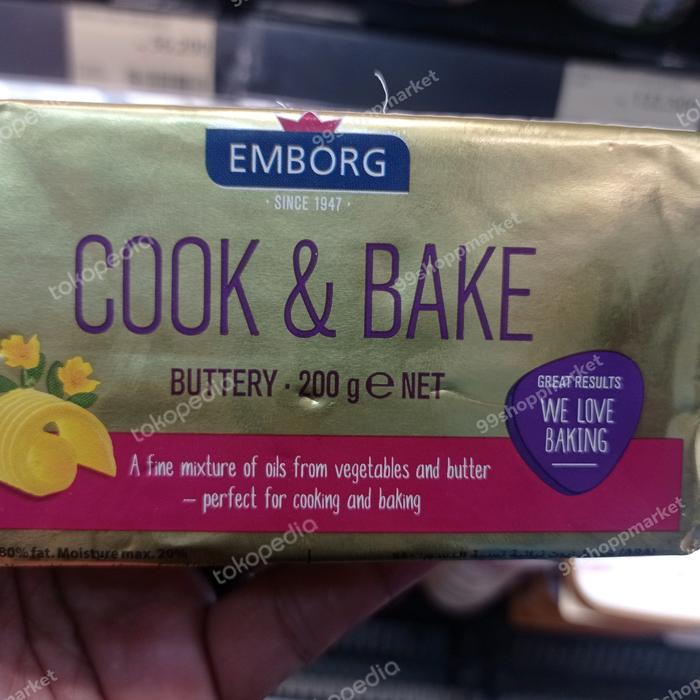 Jual Emborg Cooke & Bake Butter mrntega 200 gr | Shopee Indonesia