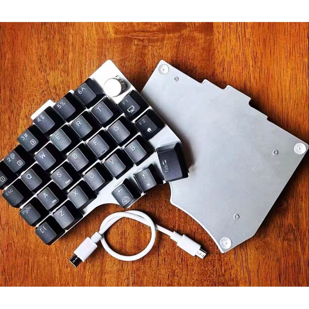 Jual V6eV5e Split Keyboard Kit RGB Customised Aluminium QMK Hot ...
