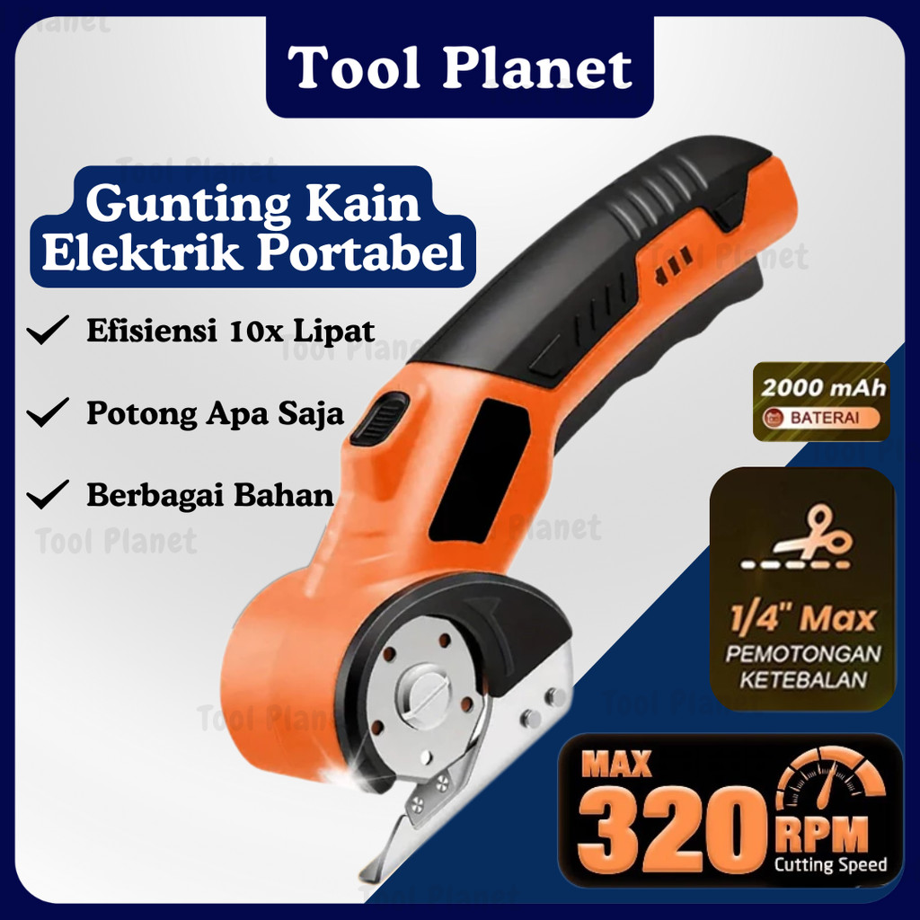 Jual Tool Planet (Garansi 1 Tahun) Gunting Putar Listrik 2000 mAh ...