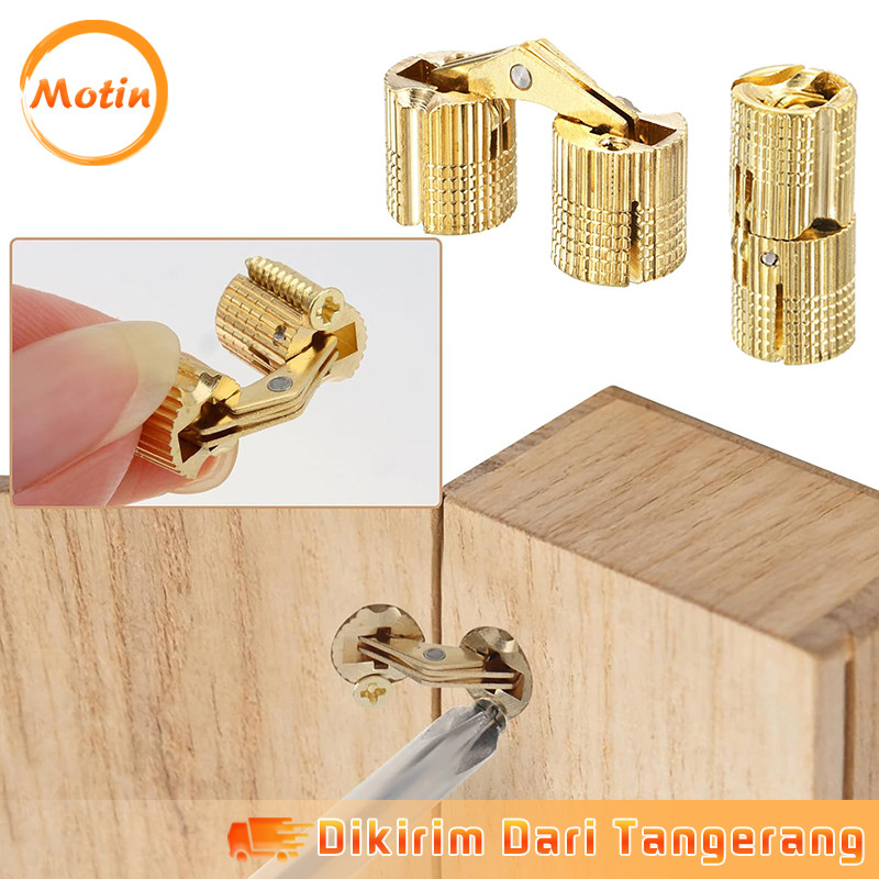 Jual M8/M10 Mini Engsel Kapsul Bulat 180 Degree Opening Angle Engsel ...