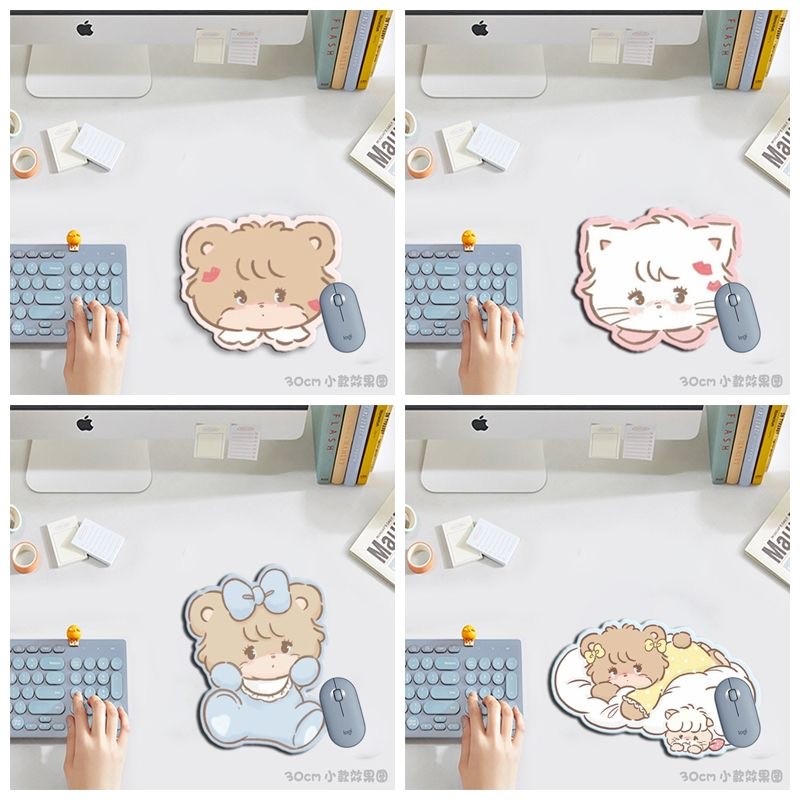 Jual Cartoon Mikko Mouse Mat Kawaii Mousse Cammy Latte Souffle Rubber ...