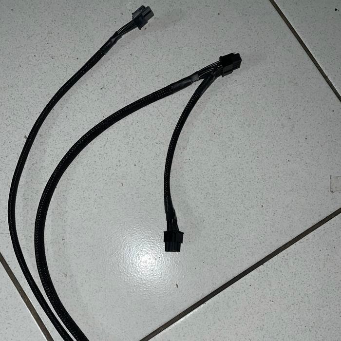 Jual Kabel Modular 8 pin pcie to dual 8 pin pcie riser kabel modular ...