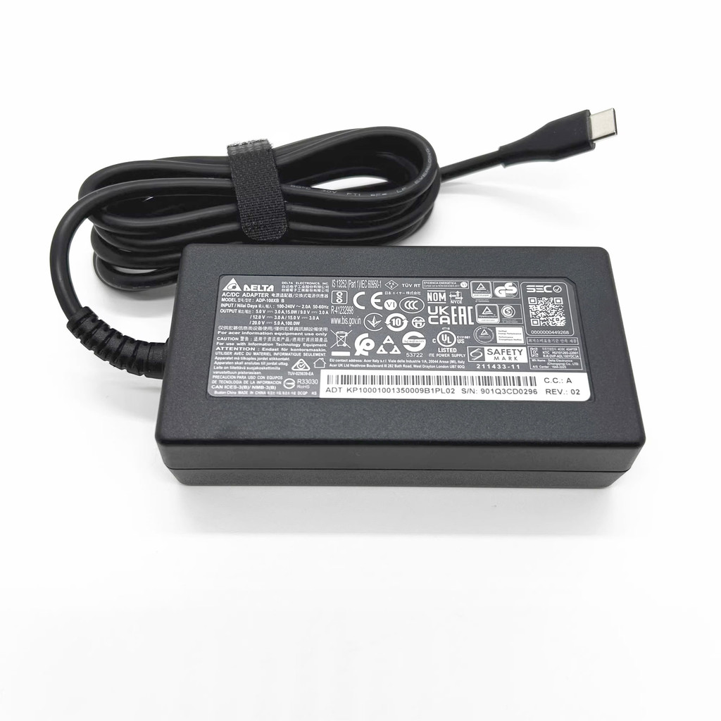 Jual Original Delta 20V 5A 100W ADP100XB B USBCTypec AC Adapter Charger ...