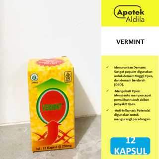 VERMINT ISI 12 KAPSUL UNTUK TIPES DAN DEMAM