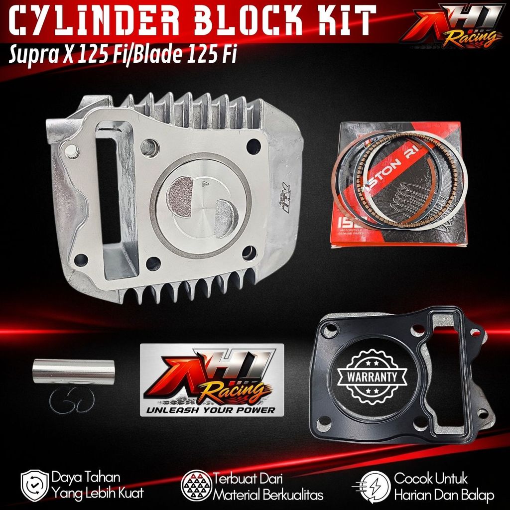 Jual Block Boring Blok Seher Bore Up Supra X 125 Fi Blade 125 Fi KYZ 56 ...
