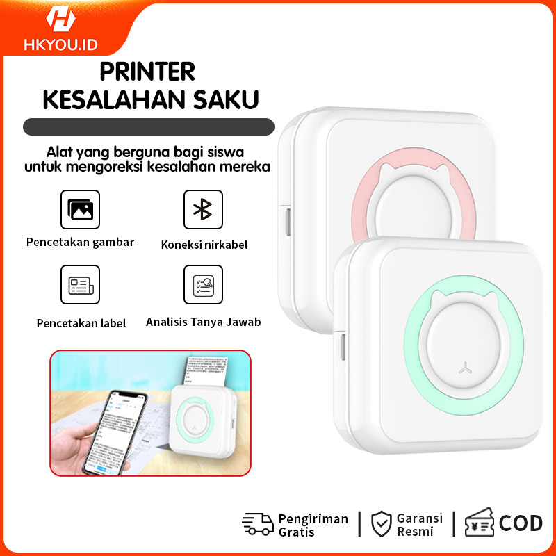 Jual HKY C15 C9 Mini Label Printer Thermal Bluetooth Wireless Portable ...