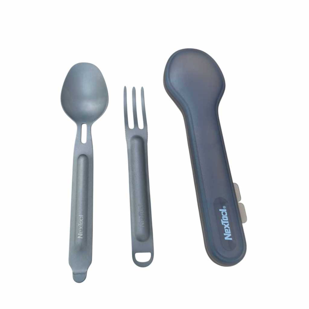 Jual NexTool Sendok Garpu Camping Titanium Cutlery Set Portable Outdoor ...