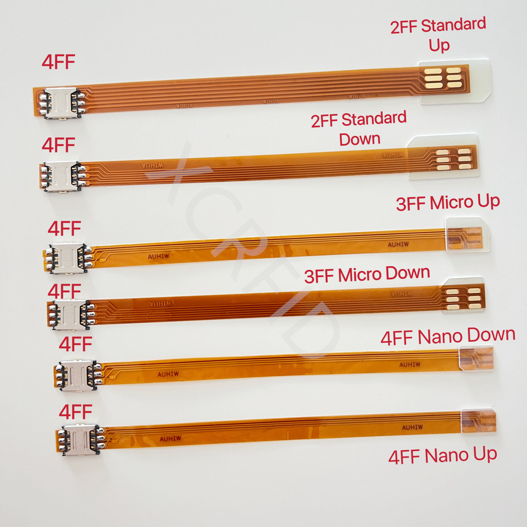 Jual Nano 4FF Sim card Converter FPC Extension Cable to Nano 4FF Micro ...