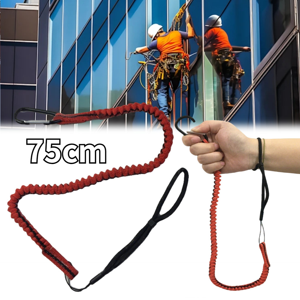 Jual 75cm Sabuk Keselamatan Kerja/Lanyard Tool Safety/Carabiner Baja ...