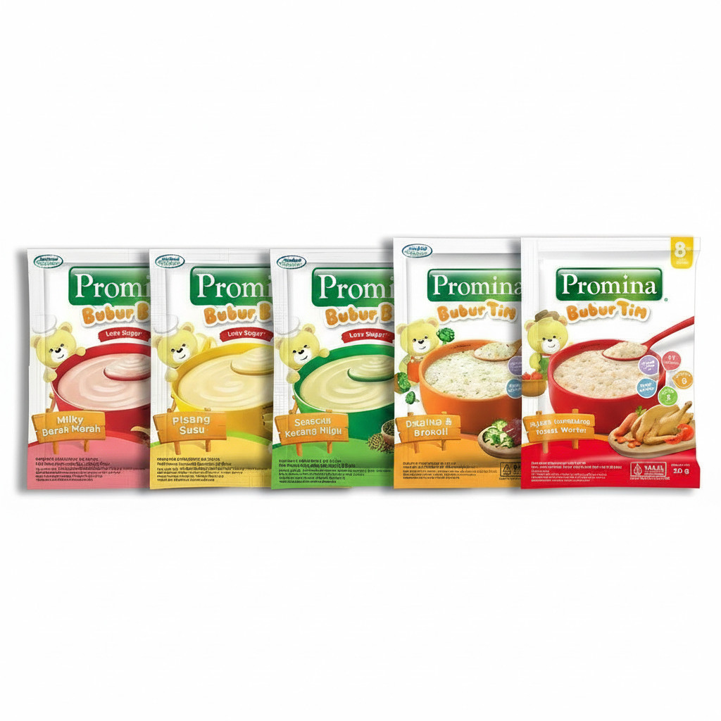 Jual PROMINA Bubur Bayi renceng 20gr bubur bayi MPASI lembut praktis ...
