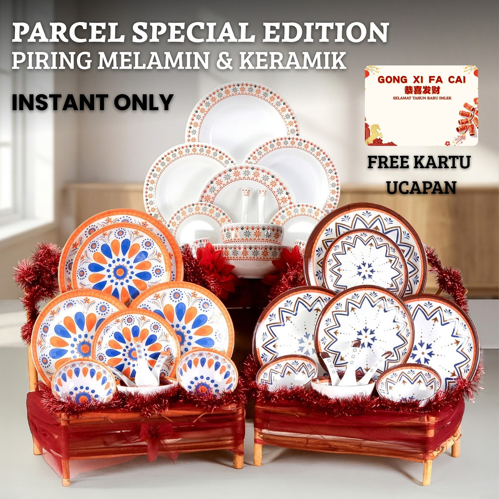 Jual PARCEL Piring Melamin dan Keramik / Kado Imlek dan Lebaran ...