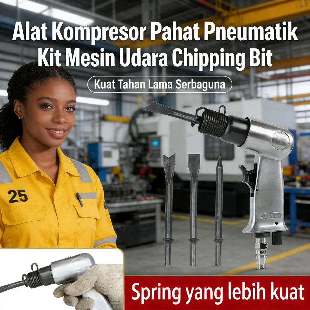 Jual Kompresor Mesin Udara Chipping Kit Bit Pahat | Shopee Indonesia