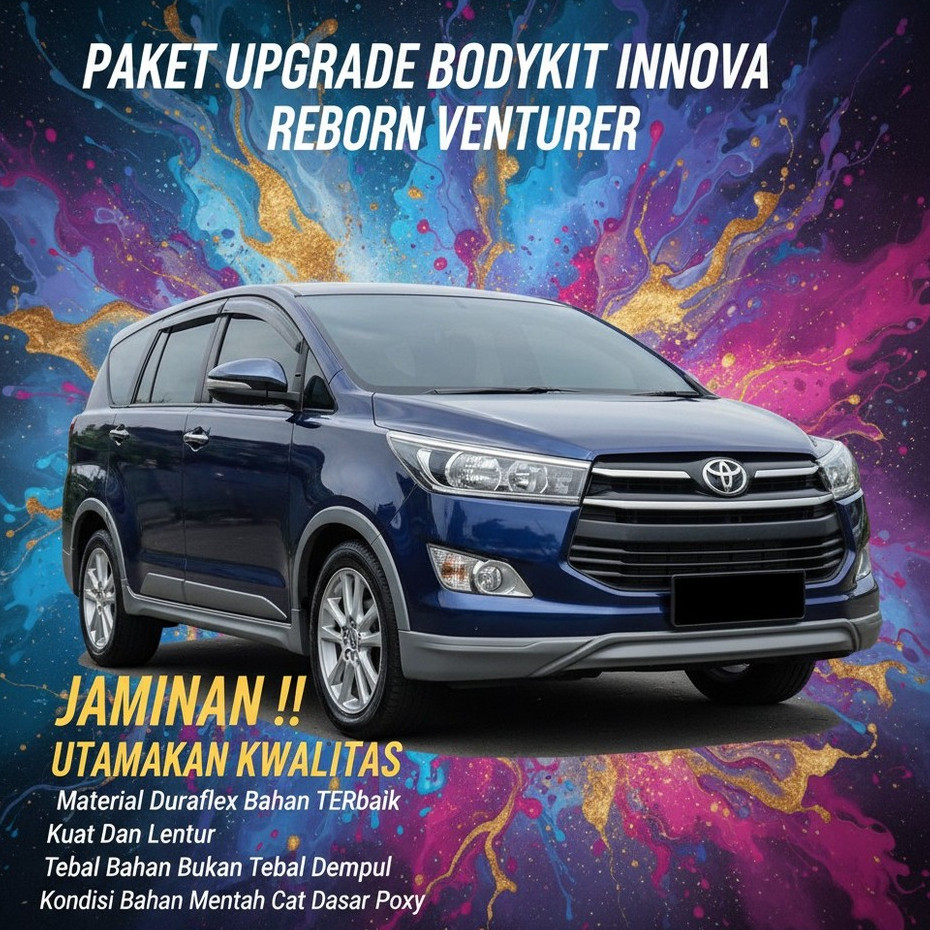 Jual Bodykit Innova Reborn Model Venturer 2016 2017 2018 2019 2020 KUAT ...