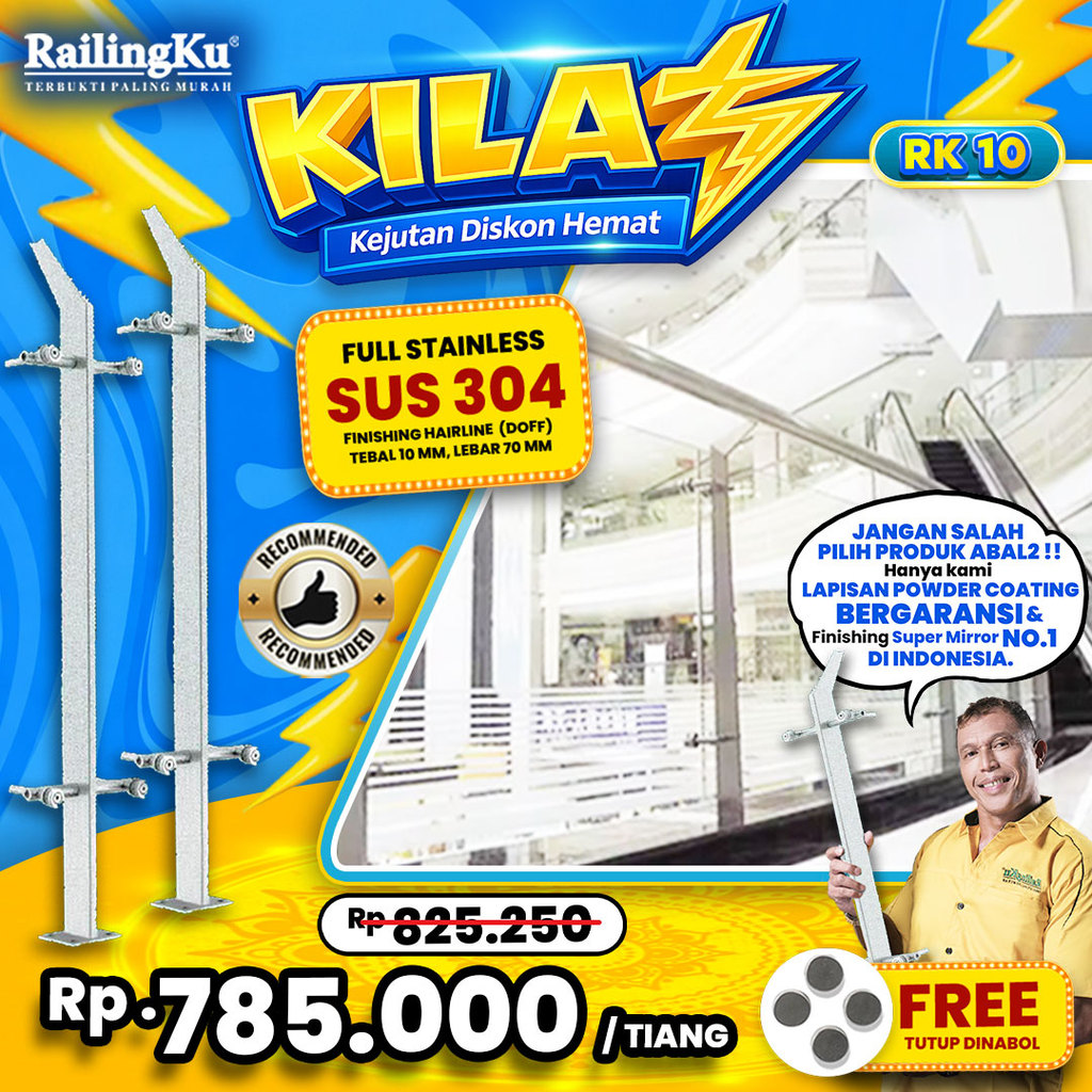 Jual Railing Tangga Stainless Public Area Railingku [KILAT!] RK 10 ...