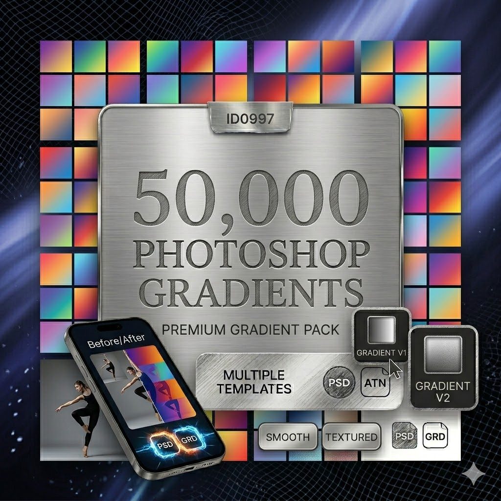 Jual ID097 - 50,000 Photoshop Gradients | Shopee Indonesia