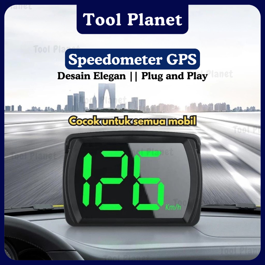 Jual Tool Planet (Garansi 1 Tahun) Speedometer GPS Mobil Universal ...