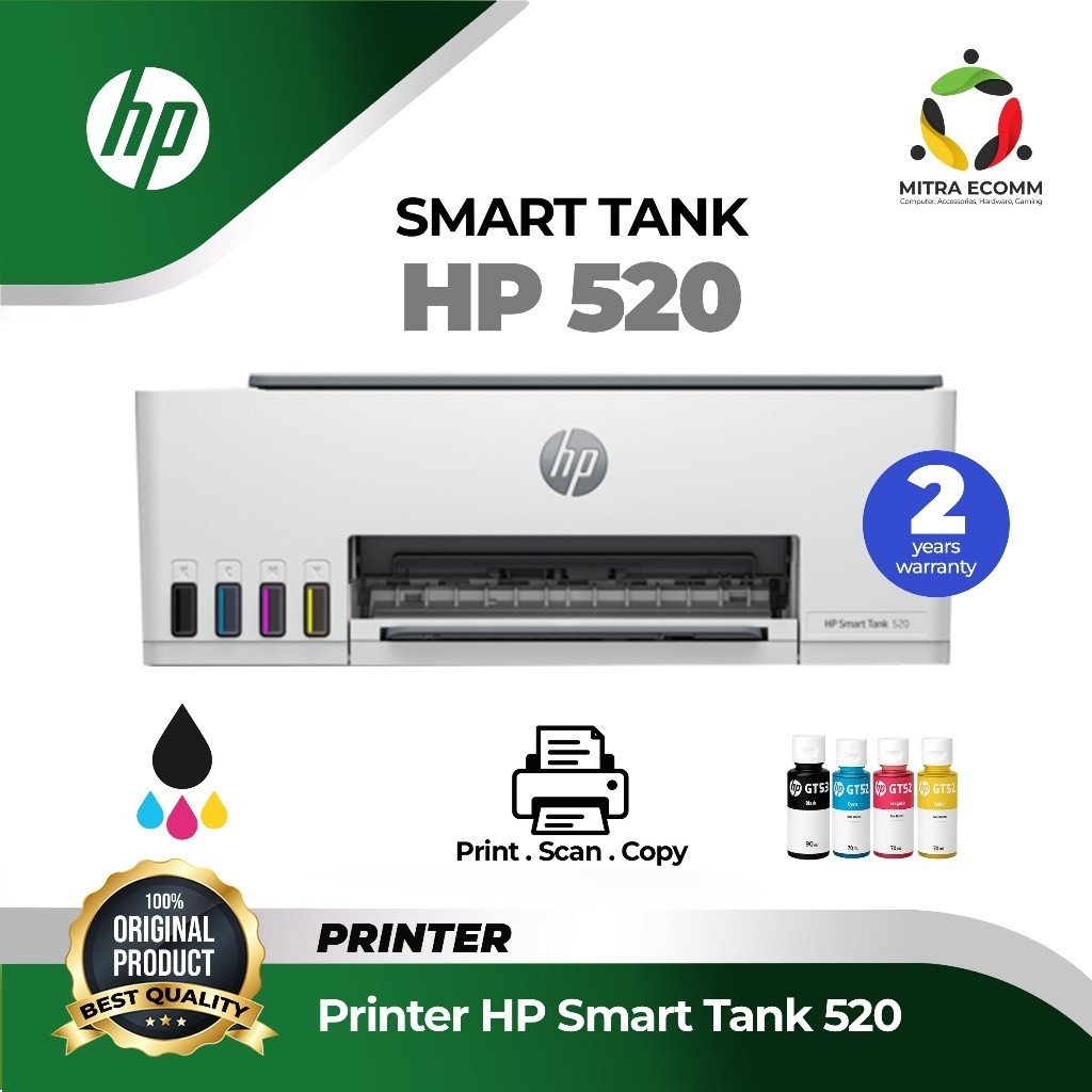 Jual Printer HP Smart Tank 520 All in One (Print Scan Copy) | Shopee ...