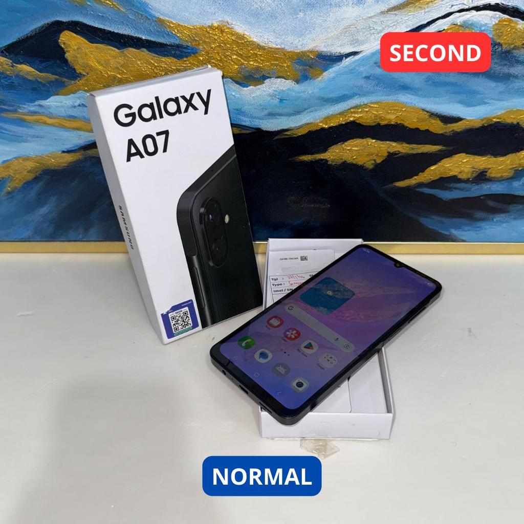 SAMSUNG A07 8/256 GB HP SECOND ORIGINAL SINAR MUTIARA CELL