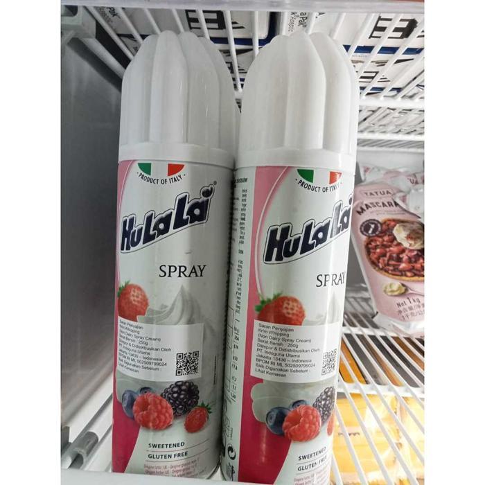 Jual Hulala Whipping Cream Spray 250gr - Krim Whip Whipped Cream ...