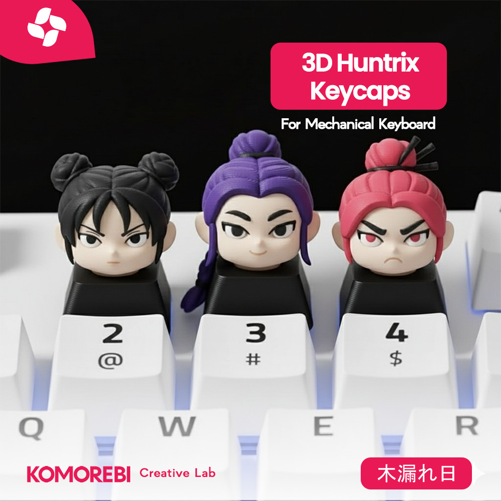 Jual Keycaps Artisan 3D Huntrix Custom Karakter KPop Demon Hunter Mira ...