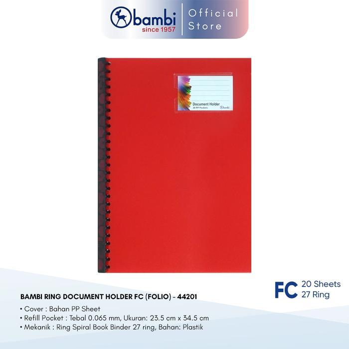 Jual Bambi Dokumen Folder Folio Tipe Document Pocket Edisi Display Book ...