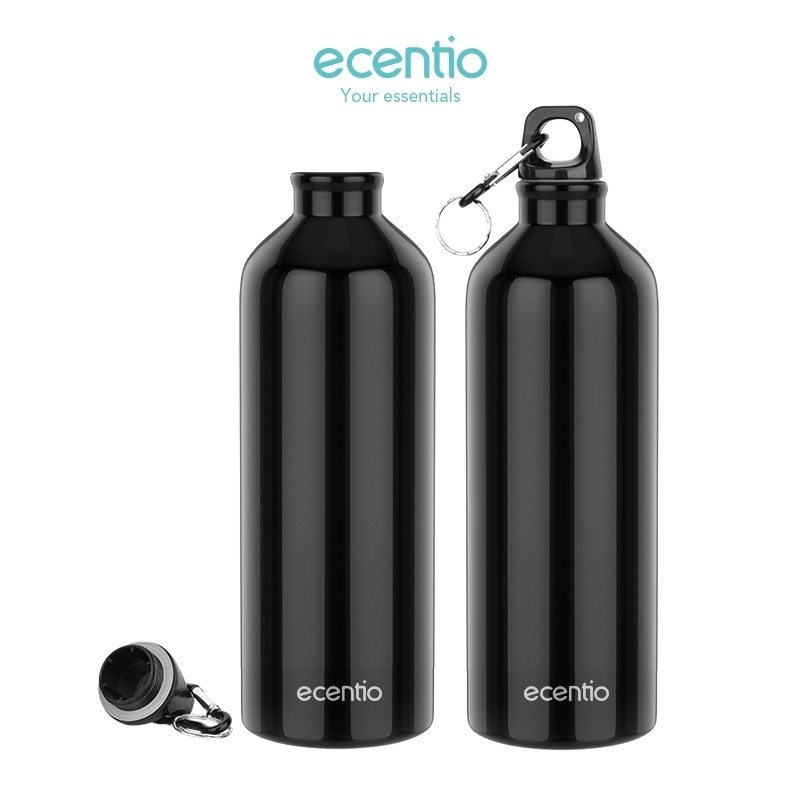 Jual ecentio Botol Minum 1000ml aluminium Sports Water Bottle Bpa Free ...