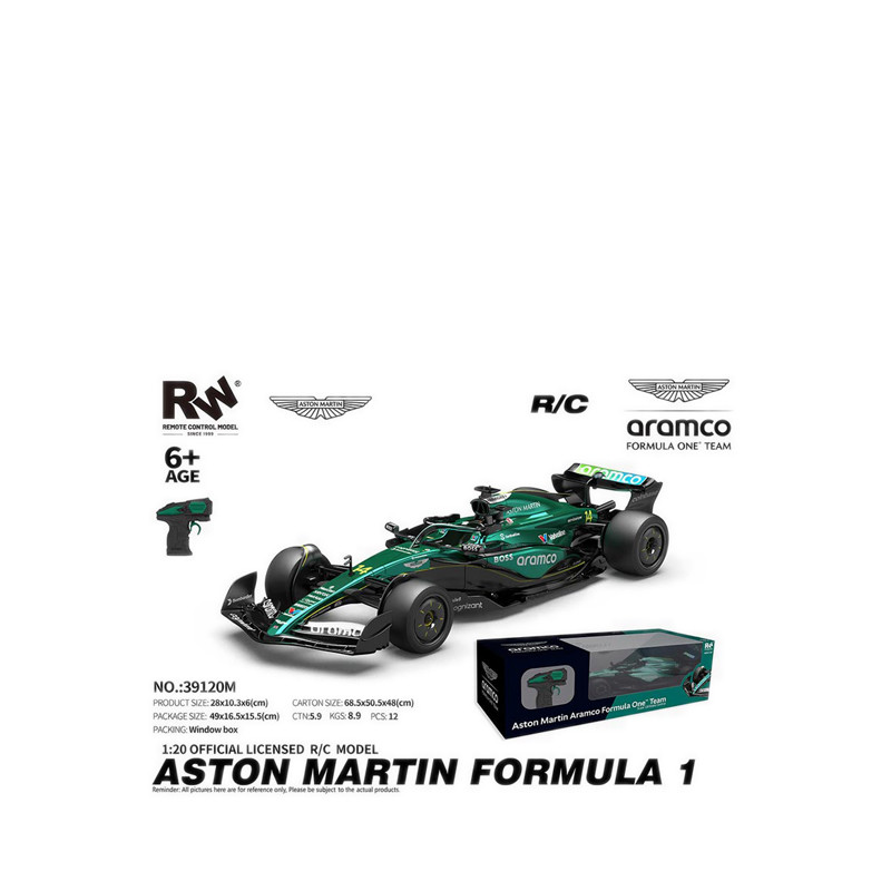 Jual RW 1:20 Scale 2.4Ghz Formula 1 Rc Car Aston Martin | Shopee Indonesia