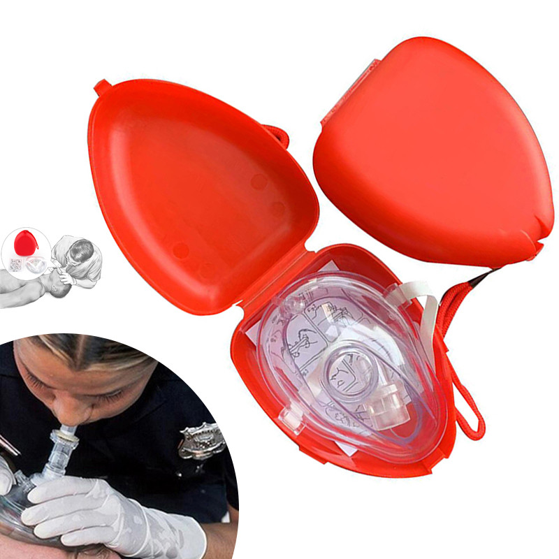 Jual 1pc Resuscitator Rescue Emergency First Aid Masks CPR Breathing ...