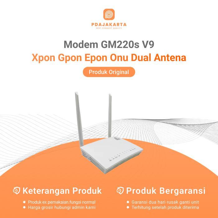 Jual Modem Xpon GM220-S Gpon Epon Onu | Bekas Original Bonus Adaptor ...