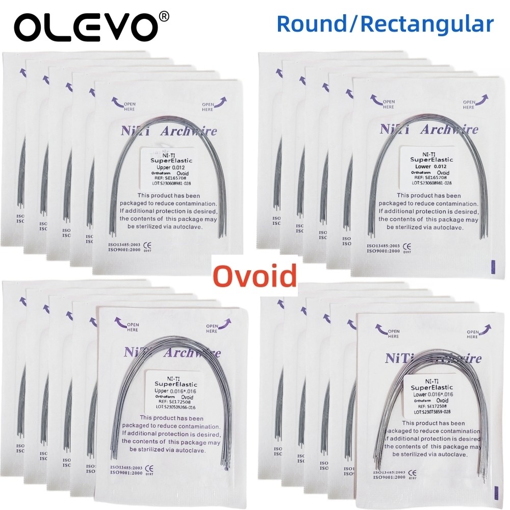 Jual 10Packs Dental Orthodontic Niti Ar Wire Super Elastic Nickel ...