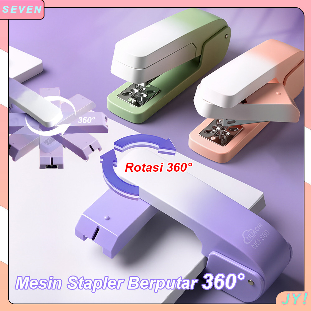 Jual Bisa Diputar 360 Derajat Rotating Stapler/Staples Meja Putar 3 ...