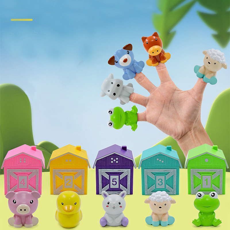 Jual Toddler Montessori Learning Toys Counting Mating & Color Sorting ...