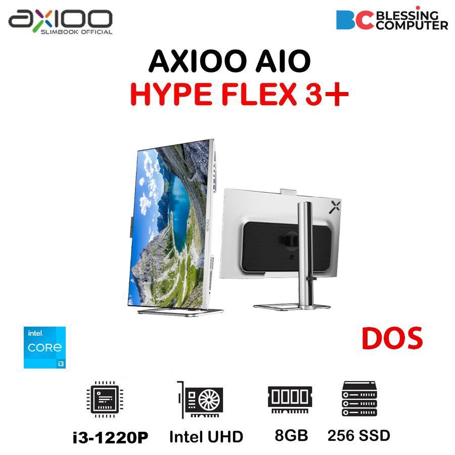 Jual AIO AXIOO HYPE FLEX 3+ Core i3 1220P 8GB 256GB DOS WHITE | Shopee ...
