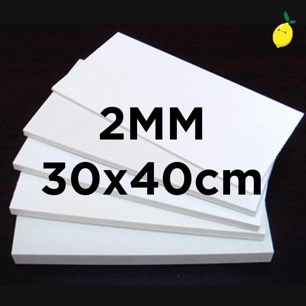 Jual PVC Foam Board / Papan Busa PVC 30x40cm 2mm (Bahan Maket) | Shopee ...