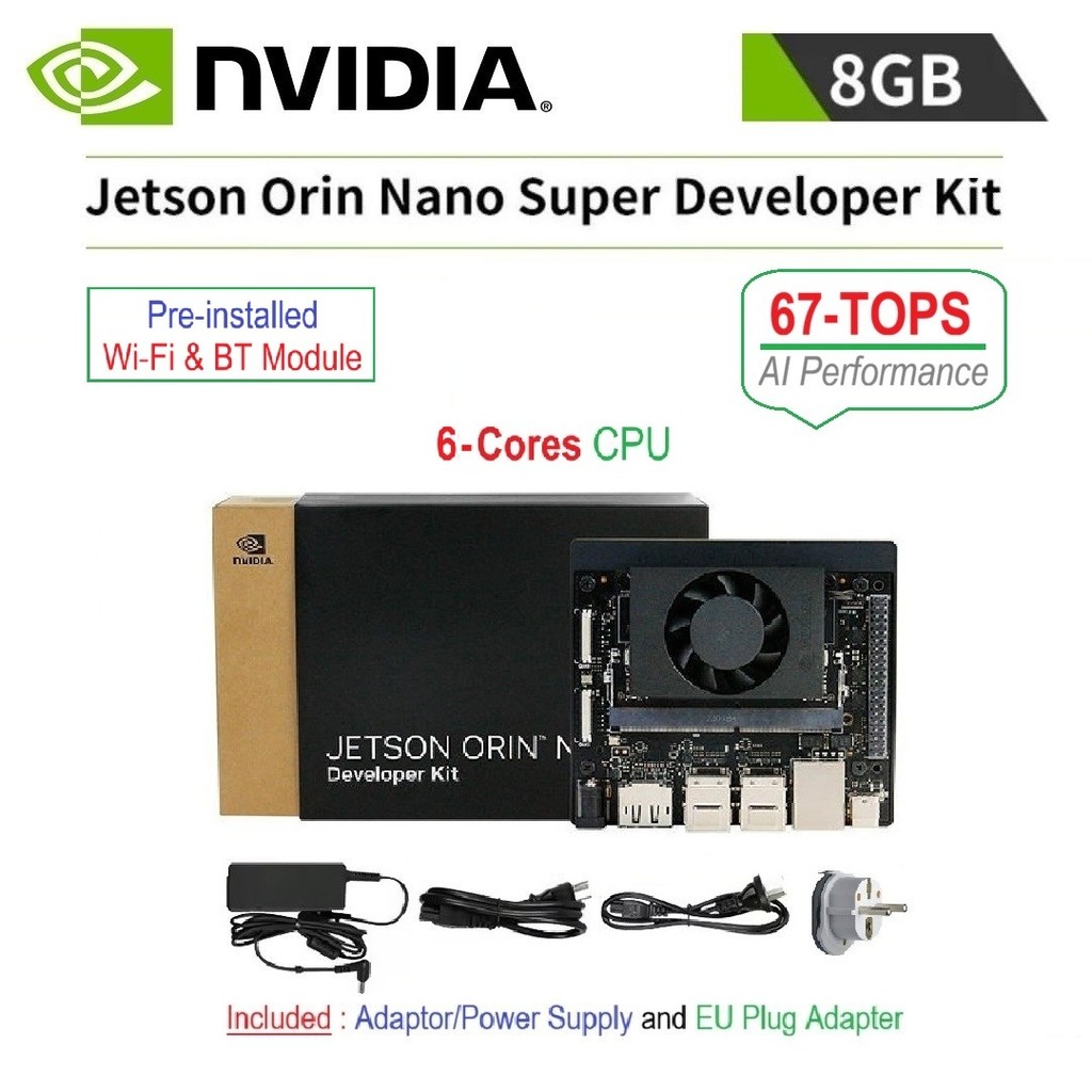 Jual NVIDIA Jetson Orin Nano SUPER Developer Kit - 8GB RAM 67-TOPS AI ...
