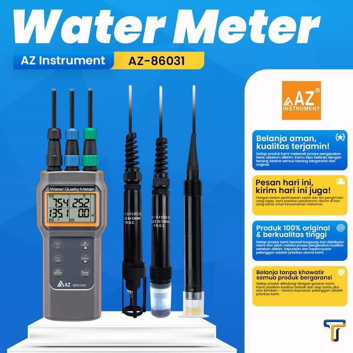 Jual Water Meter 5 in 1 Quality Meter AZ Instrument 86031 / AZ86031 ...