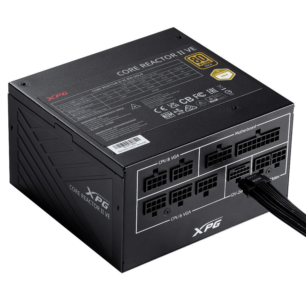 Jual NEW - ADATA XPG PSU - POWER SUPPLY CORE REACTOR II VE (80+ GOLD ...