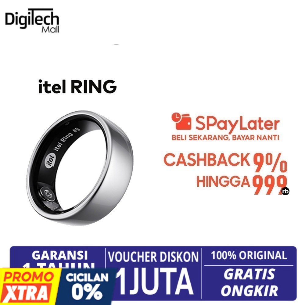 Jual Itel Smart Ring Garansi Resmi - 24 Hour Health Monitoring ...