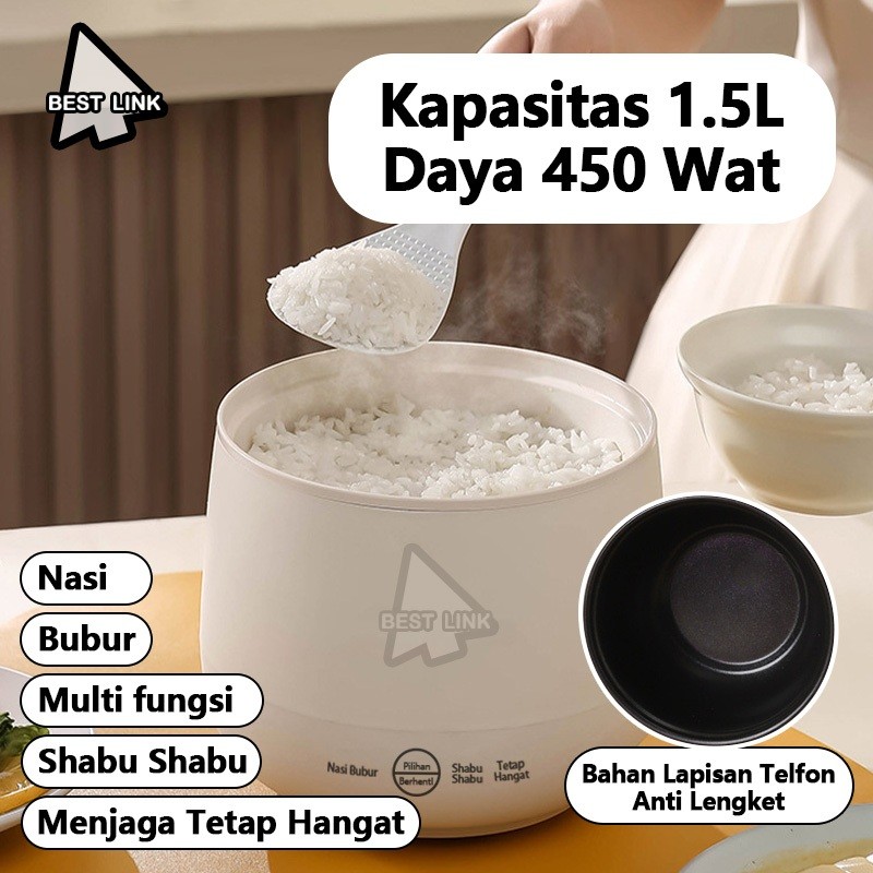 Jual Panci Listrik Rice cooker Magic com mini 1,5 Liter Anti Lengket ...