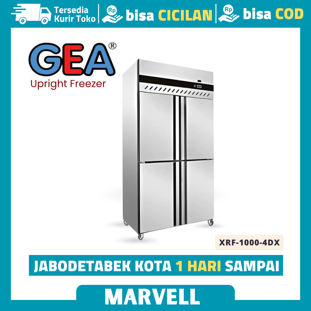 Jual Upright Freezer 4 Doors RSA XRF-1000-4D Kulkas Freezer Commercial ...