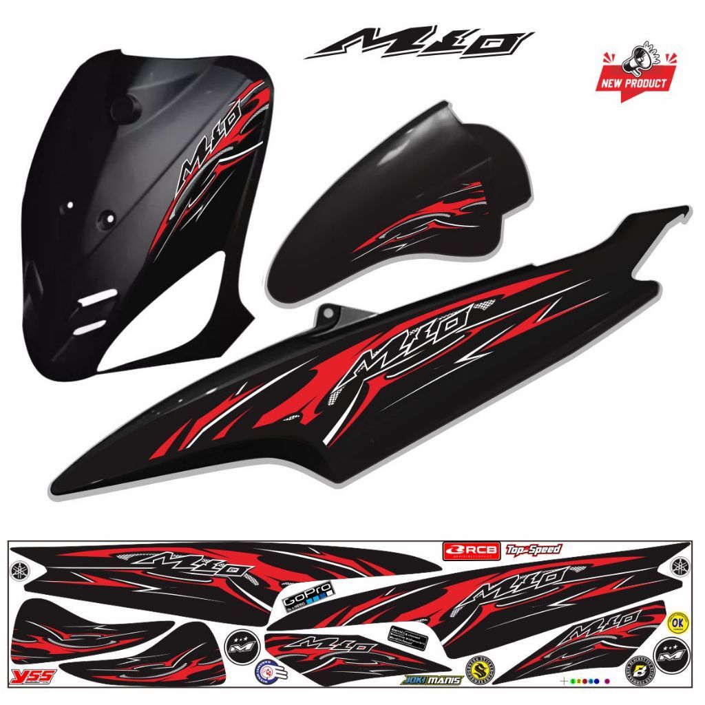 Jual STIKER MOTIP STICKER MIO OLD / STRIPING MIO SPORTY / VARIASI MIO ...
