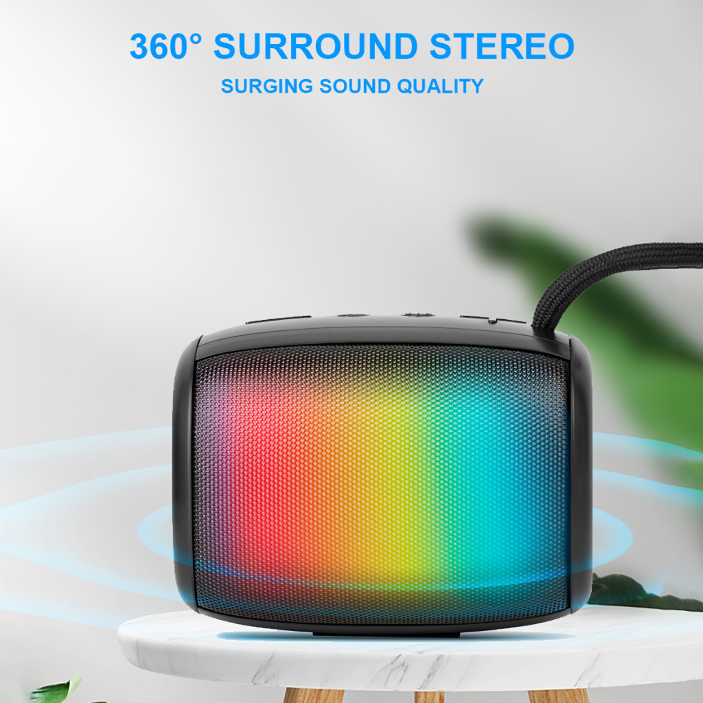 Jual Speaker Bluetooth S18 Kisonli 5.1 RGB Colorful Portable High ...