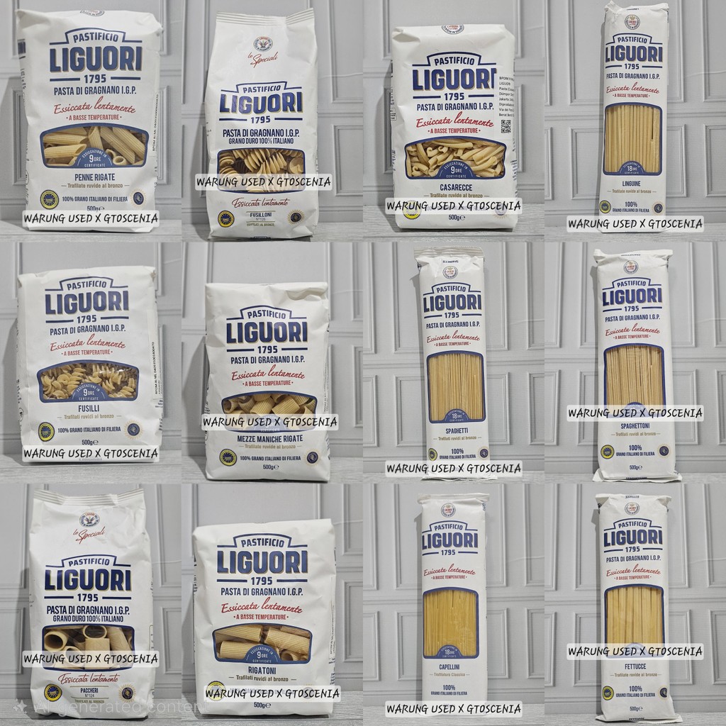 Jual LIGUORI pasta 500gr made in Italy Spaghetti Linguine Capellini ...