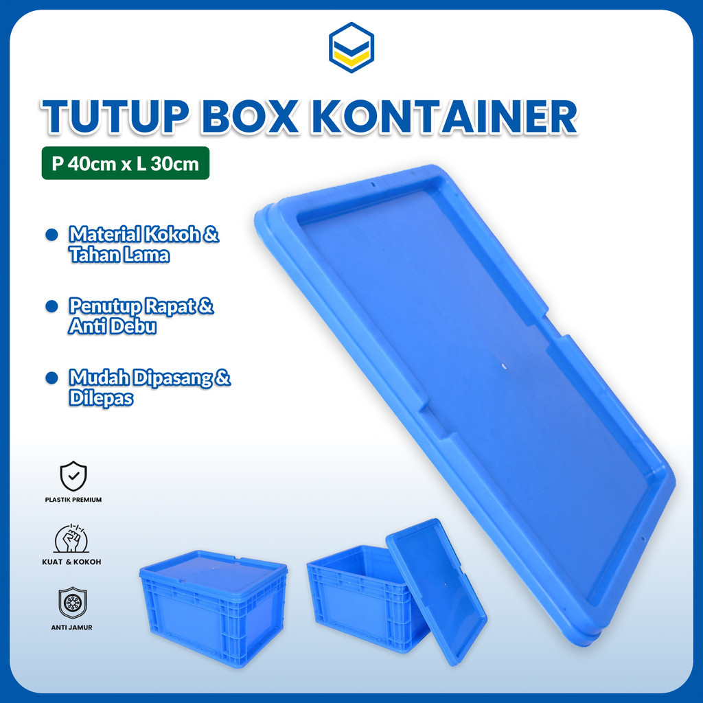Jual Tutup Box Logistic Plastik Kotak Penyimpanan Serbaguna Kotak ...