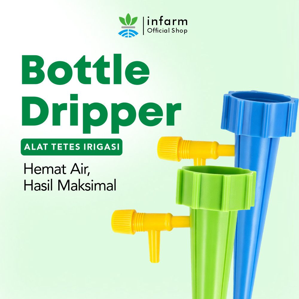 INFARM - Bottle Drip Irigasi Tetes dengan Botol, Alat Siram Otomatis untuk Tanaman Pot dan Kebun