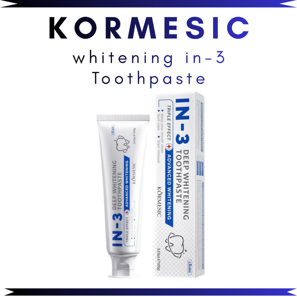 Jual Kormesic Deep Whitening Toothpaste IN-3/Pasta Gigi | Shopee Indonesia