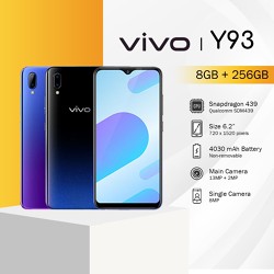 HP VIVO Y93 RAM 8/256GB Smartphone Fullset Garansi 12 Bulan
